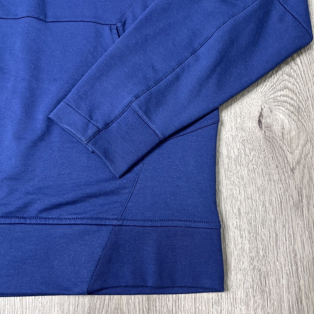 B.Draddy Proctor 1/4 Zip Pullover Hoodie Mens Size Xtra Large Blue - Picture 2 of 8